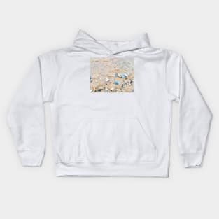 Rock and Pebble Beach Installation Kids Hoodie